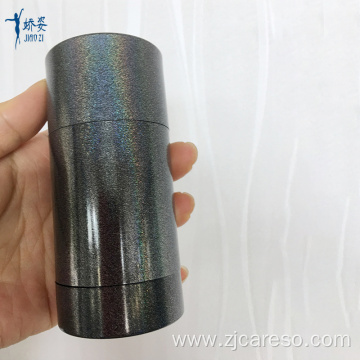 75ml Shiny Colorful Black Empty Deodorant Stick Container